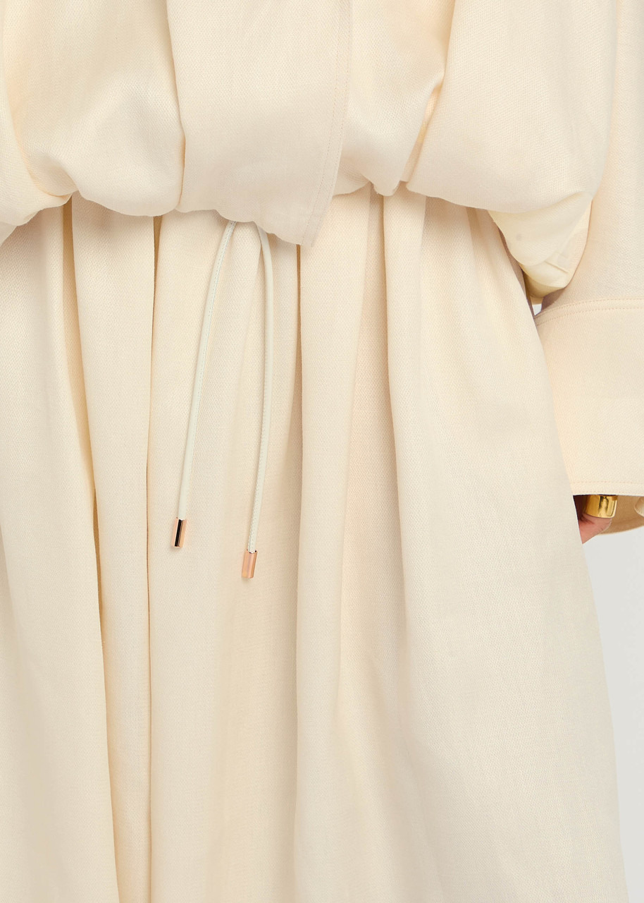 Gabriela Hearst Chiara Linen Midi Skirt - 5