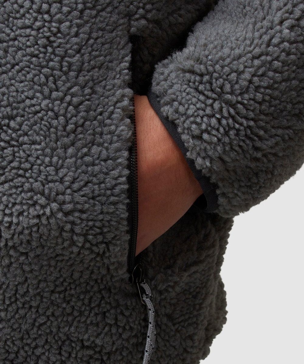 SP sherpa fleece jacket - 5