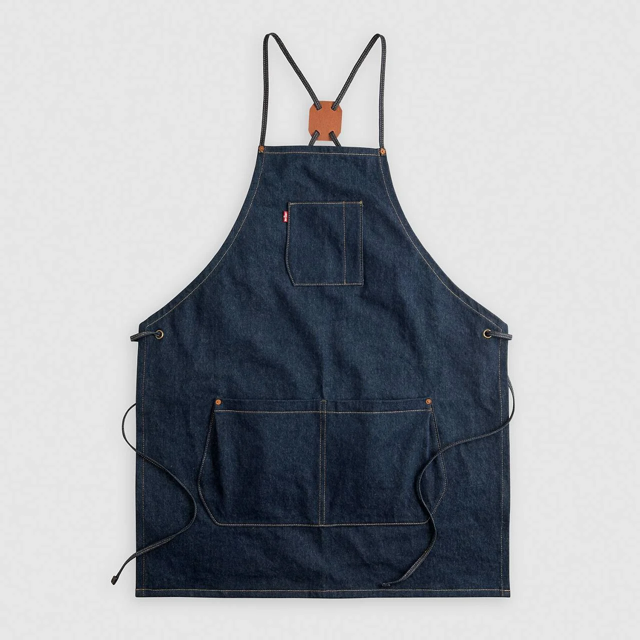 ADJUSTABLE DENIM APRON - 1