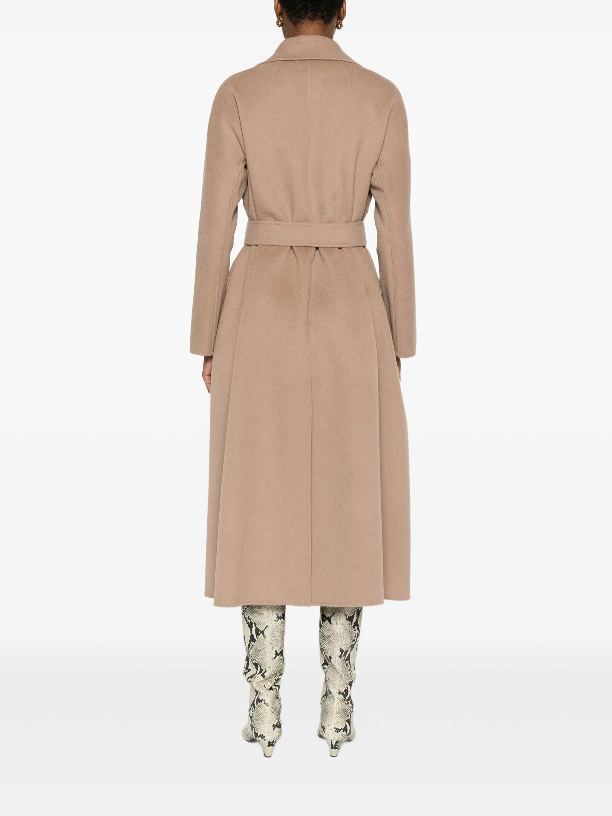 's Max Mara Belted Notched-lapel Coat - 5