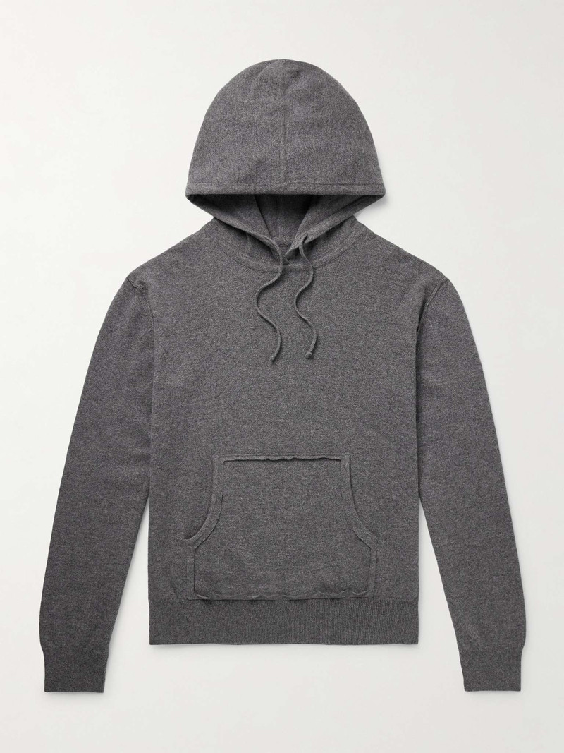 Wool and Cashmere-Blend Hoodie - 1