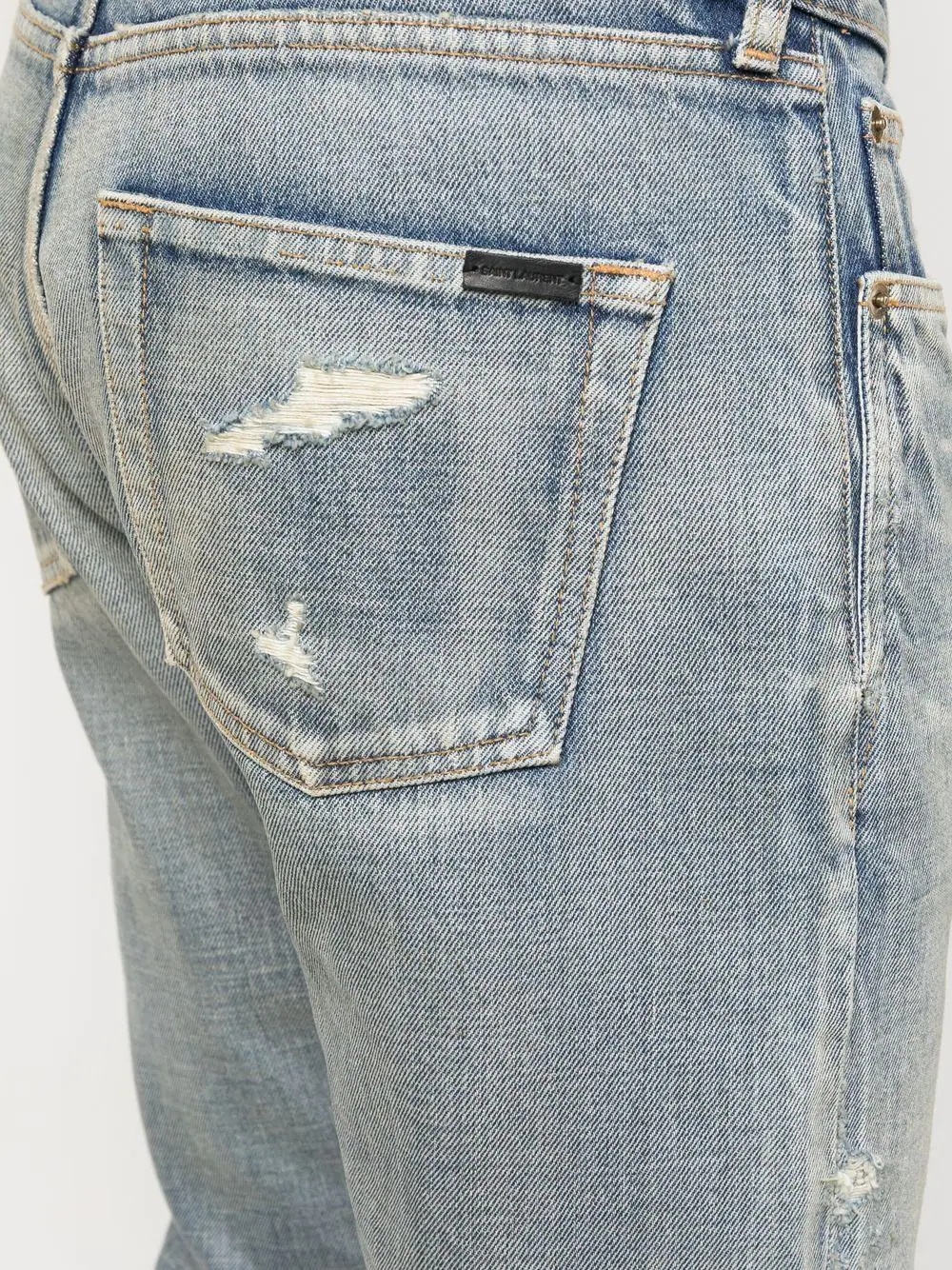 mid-rise straight jeans - 5
