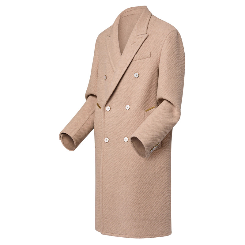 Louis Vuitton Doubleface Silk And Wool-Blend Double-Breasted Coat outlook