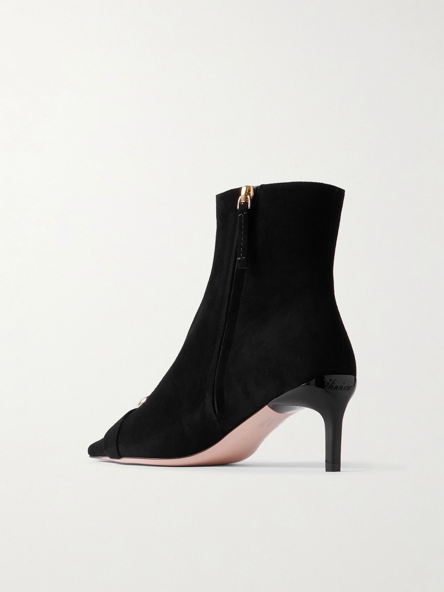 Viv' Canard 55 suede ankle boots Black - 3
