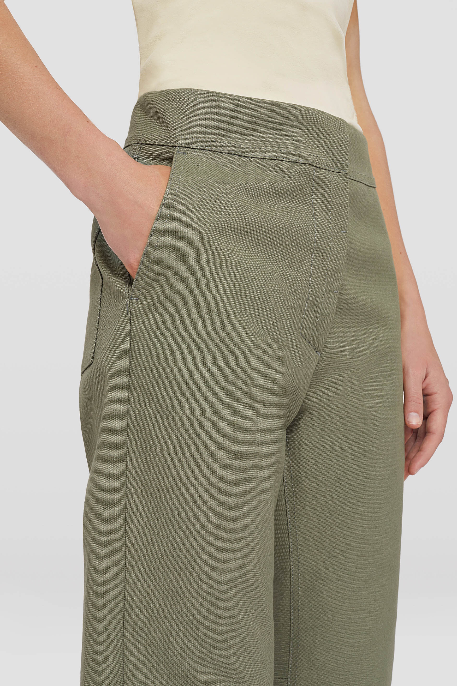 Cropped Trousers - 6