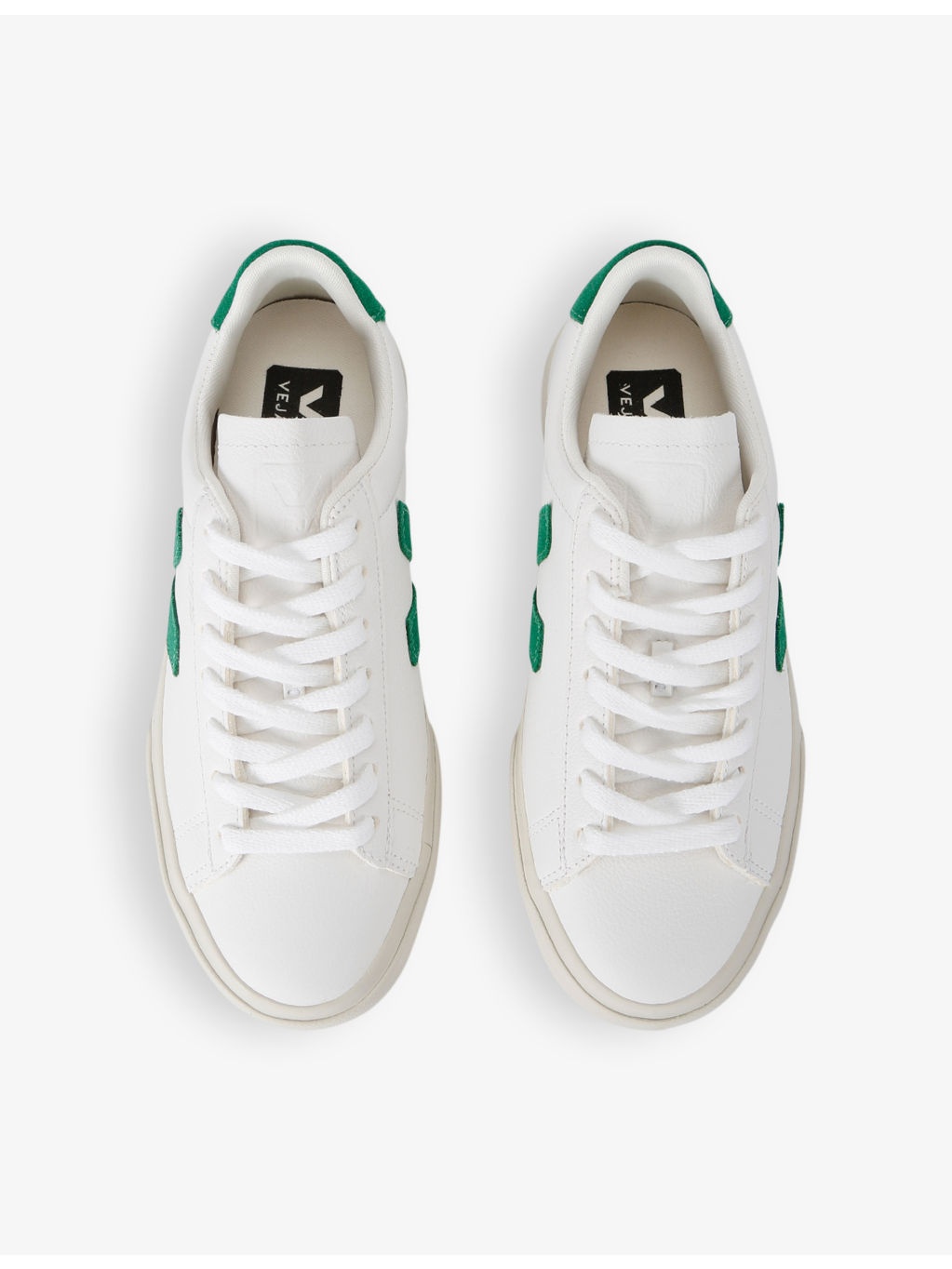 Women's Campo logo-embroidered leather low-top trainers - 2