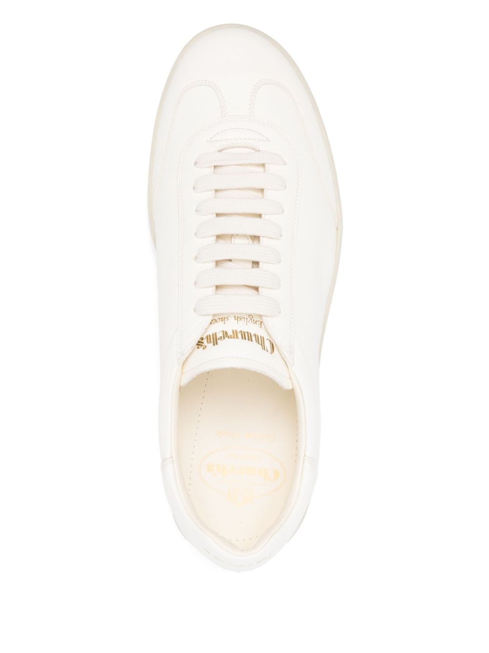 logo-debossed sneakers - 4