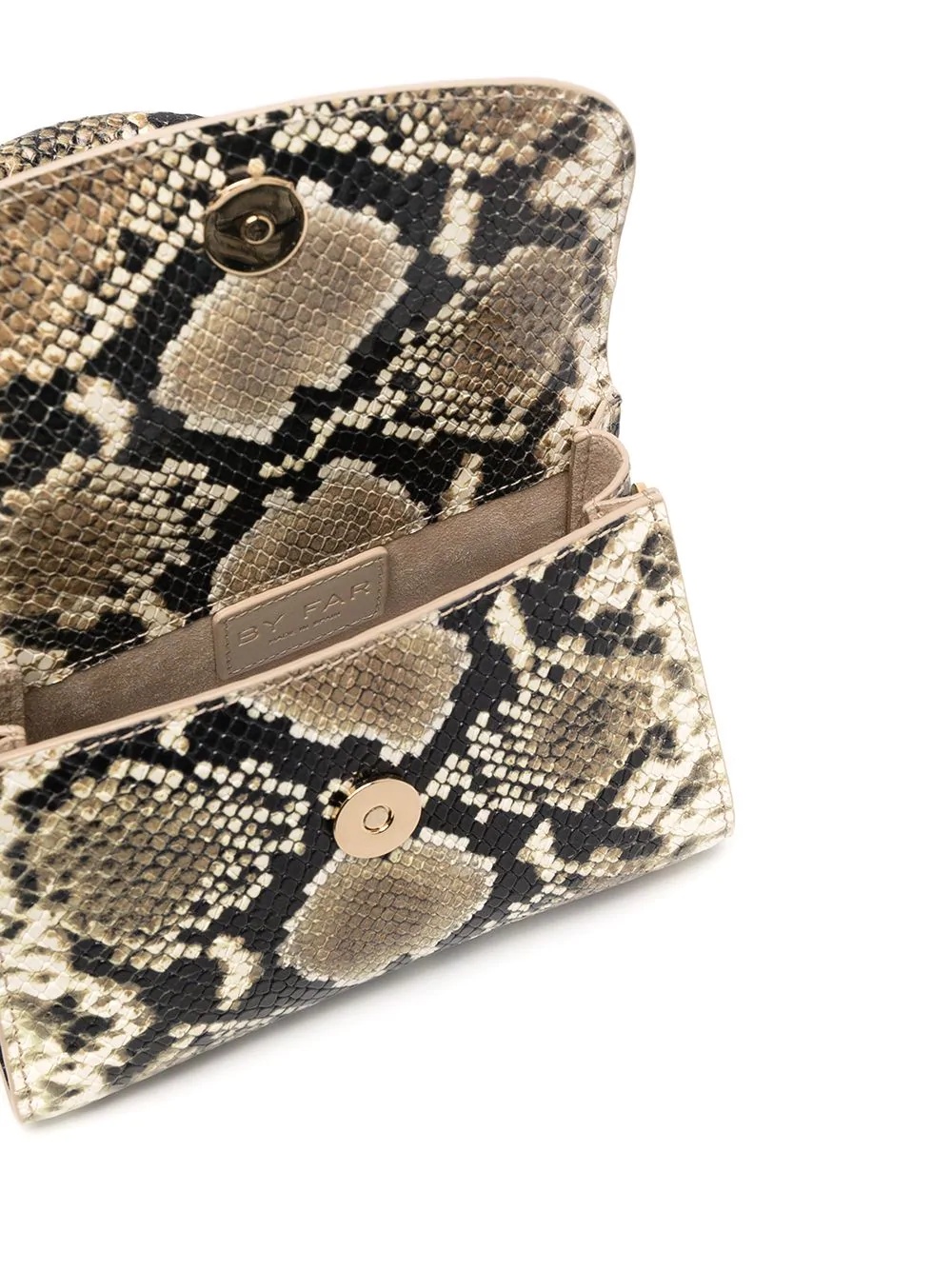 snake-skin leather bag - 5