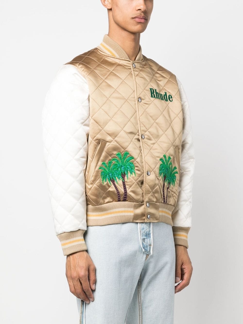 satin bomber jacket - 4