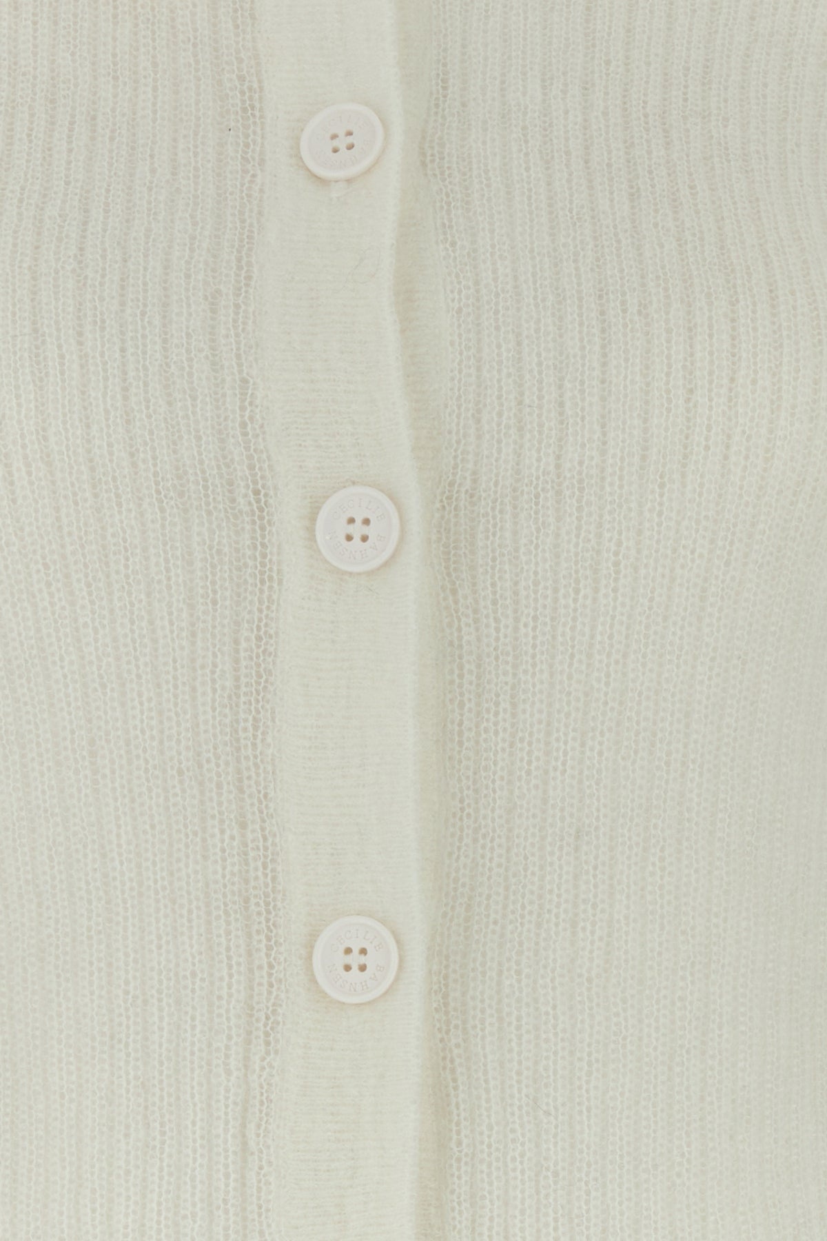 White mohair blend Jaki cardigan - 3