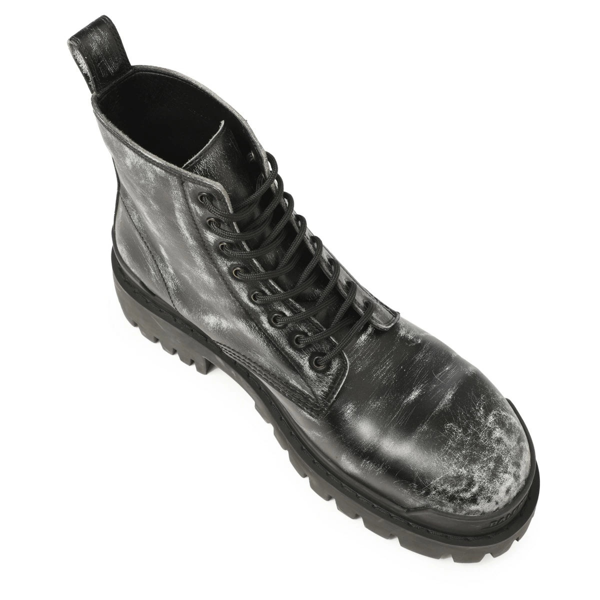Balenciaga Strike Ankle Boots 'Washed Out Black Leather' 589338WBEF19010 - 3