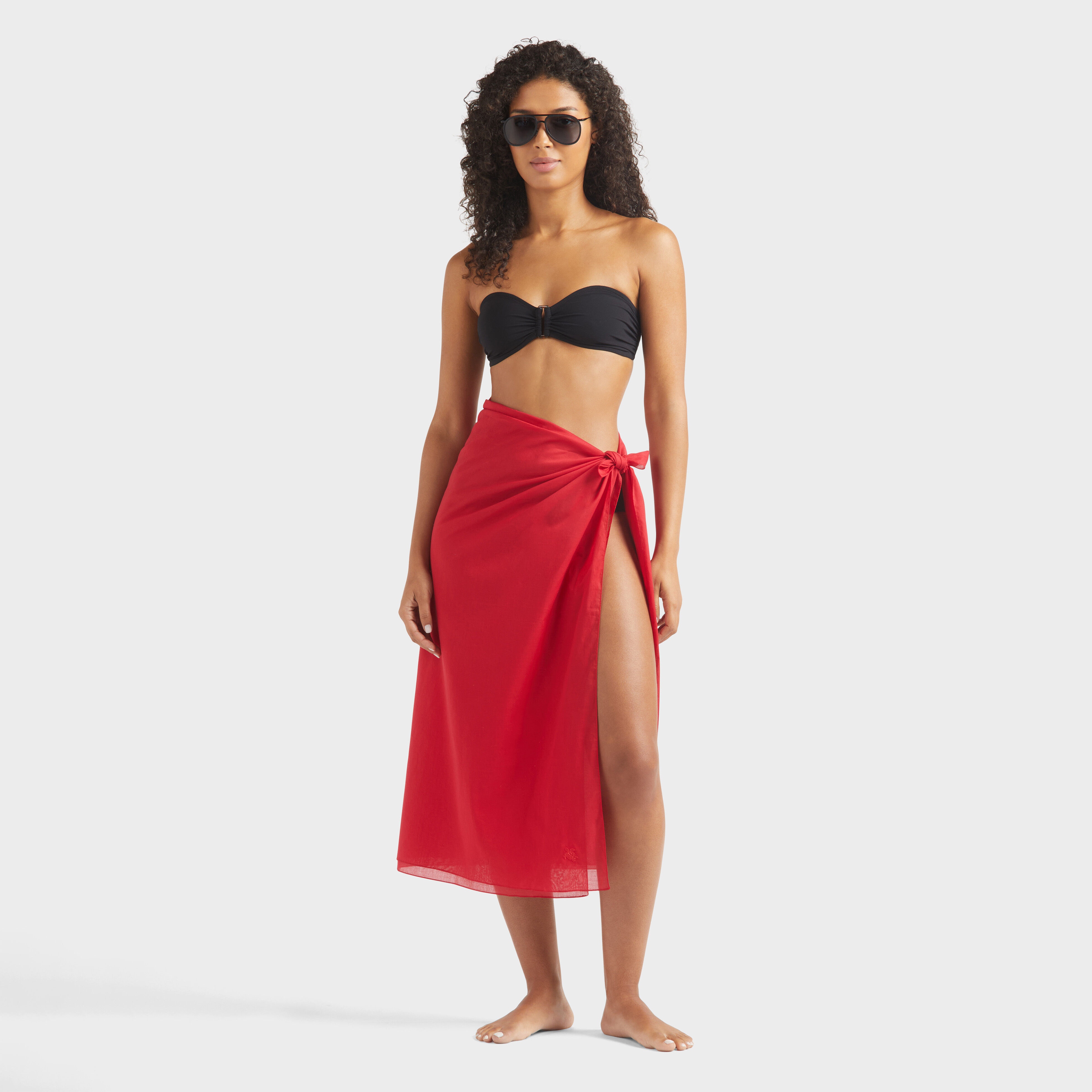 Women Ring Bandeau Bikini Top Solid - 4