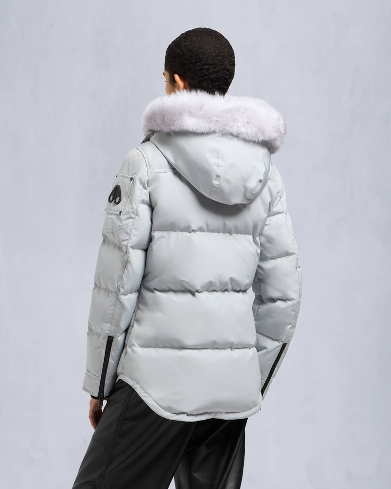 ONYX ANGUILLE SHEARLING TRIM JACKET 4