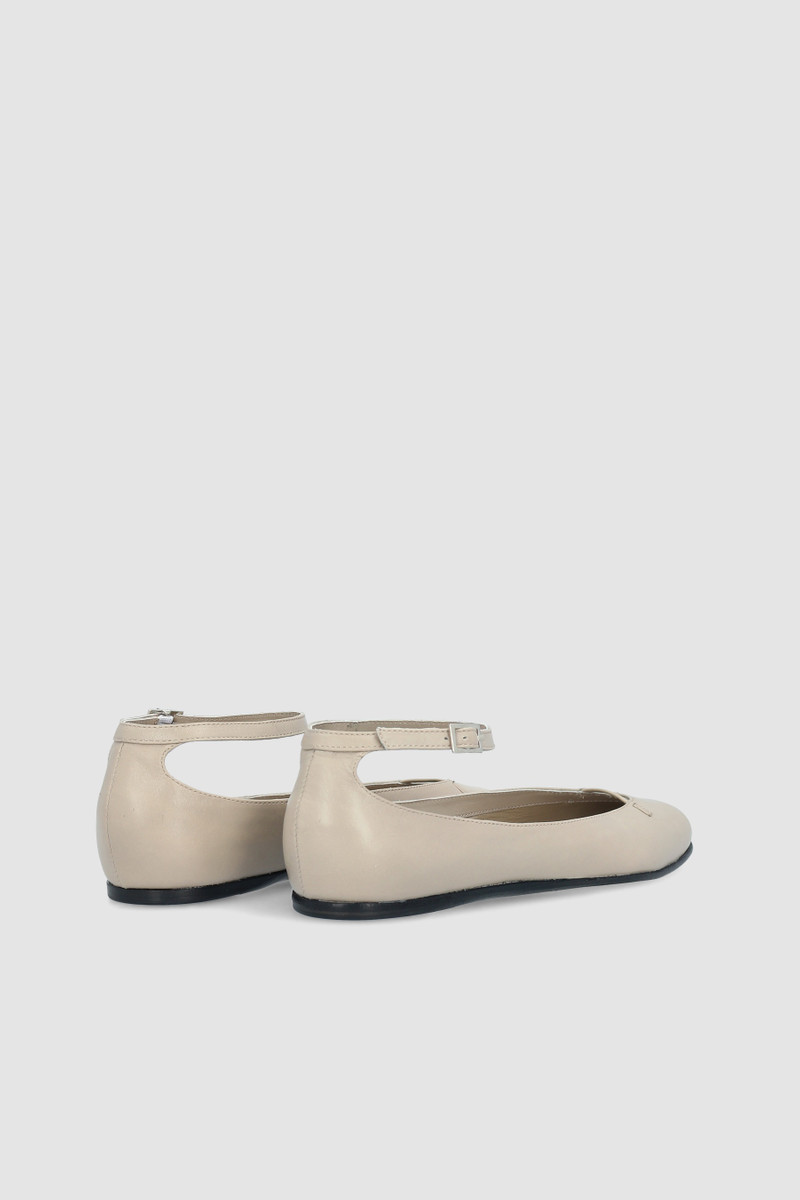 Margot Dryland Creased Calf Leather Flat 4