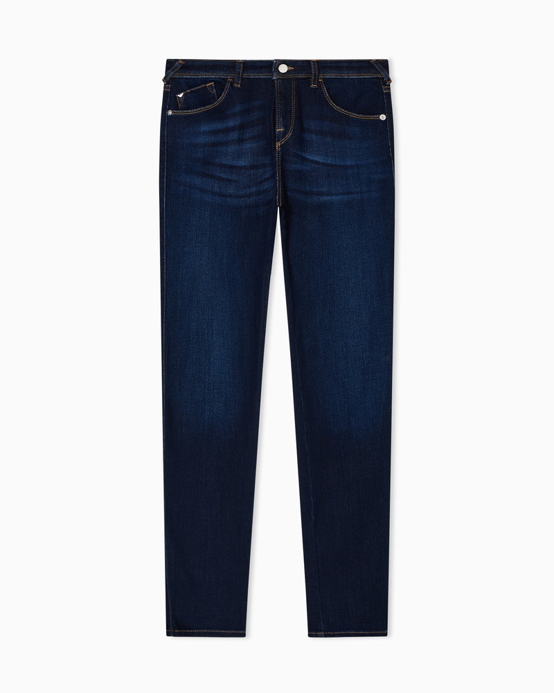 J28 Medium-waisted, super skinny-leg Lyocell denim jeans 1