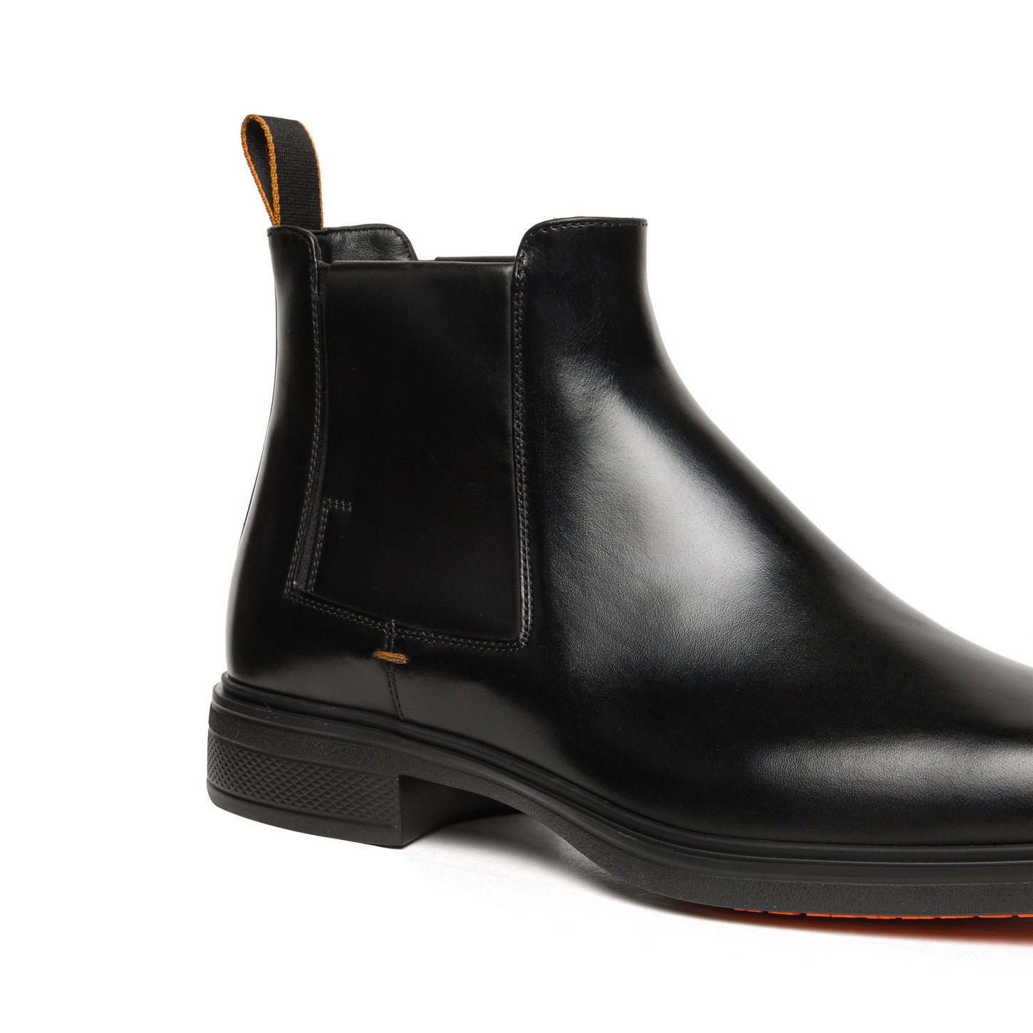 Men's black leather Easy boot - 6