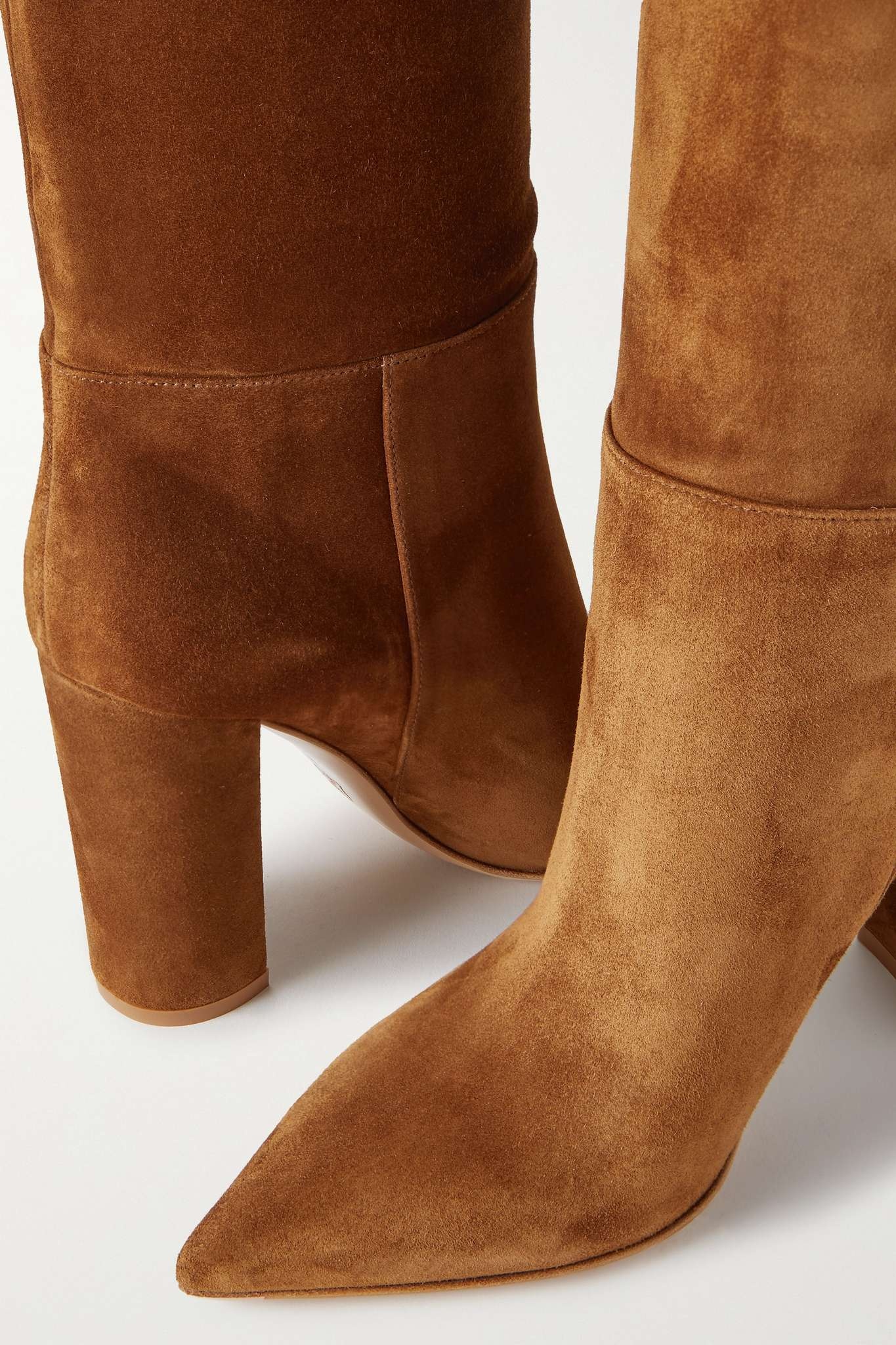 100 suede over-the-knee boots - 7