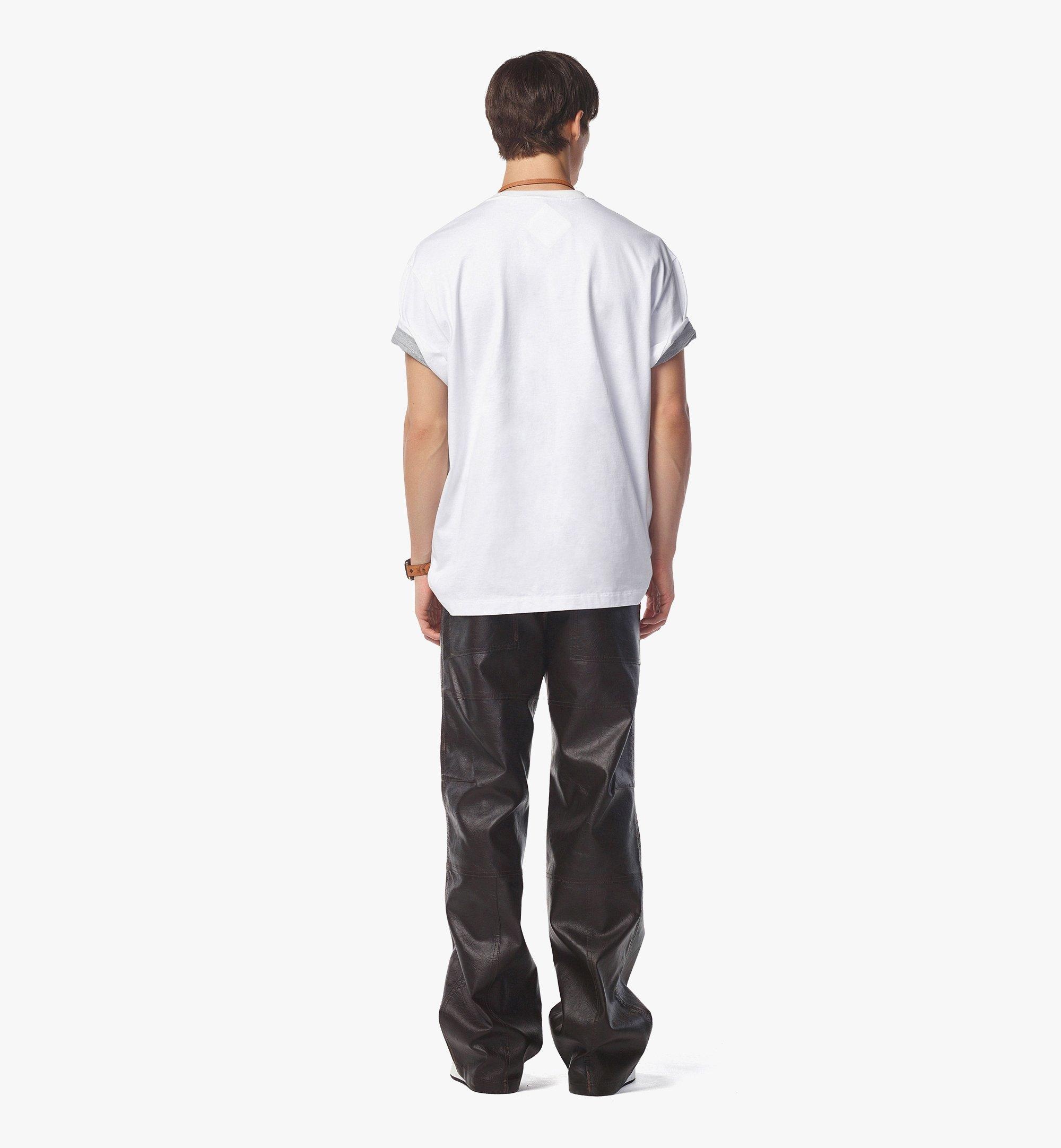 Monogram Patch Pocket T-Shirt in Organic Cotton - 5