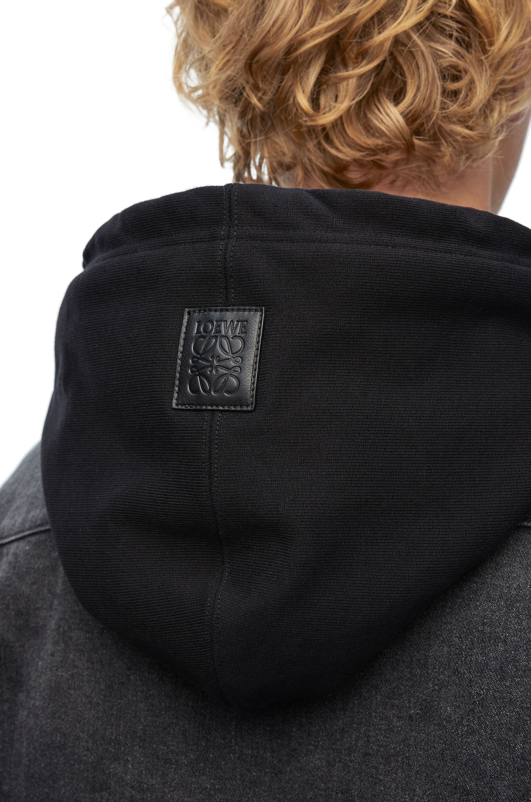 Hooded jacket in denim - 5