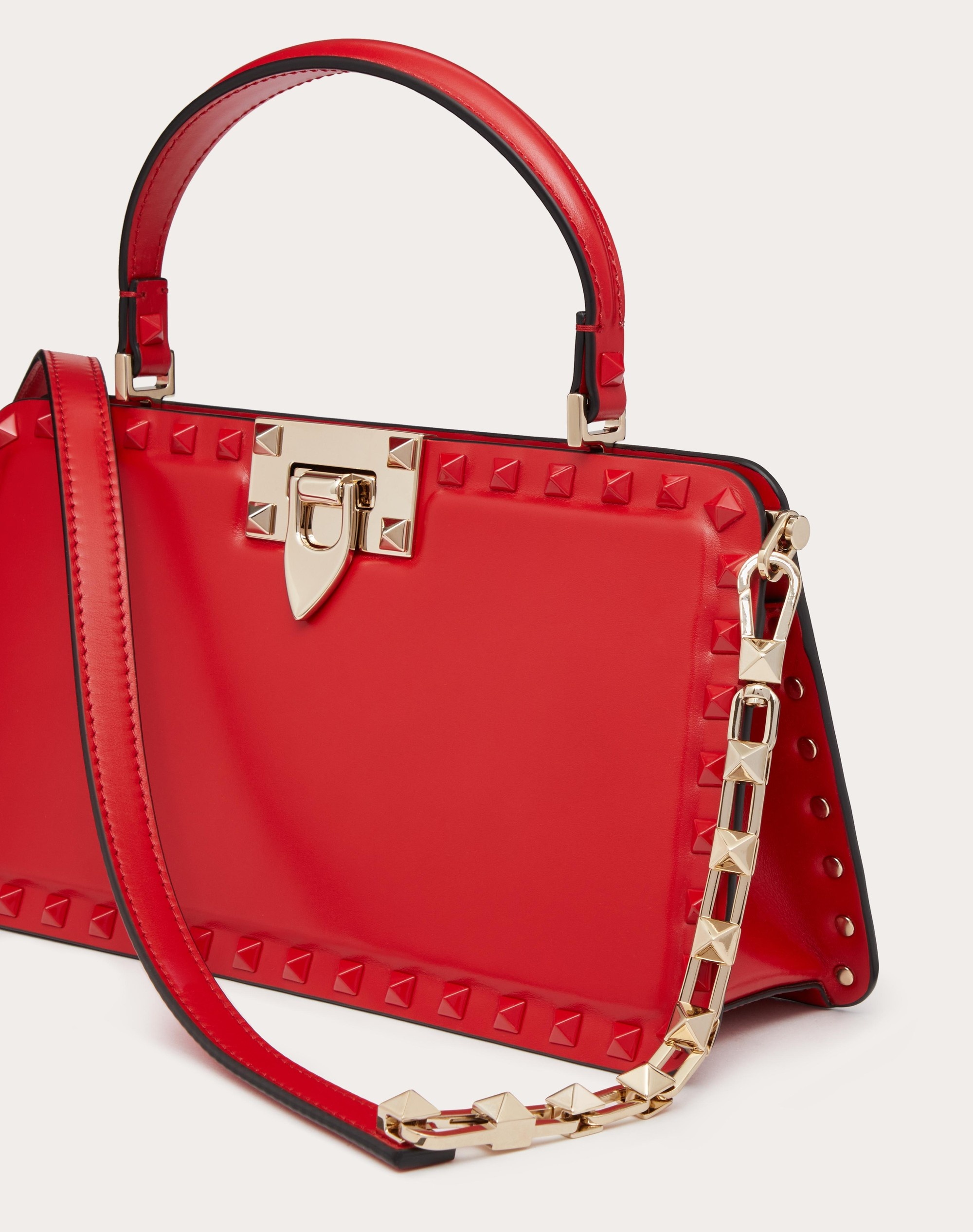 ROCKSTUD CALFSKIN HANDBAG - 8