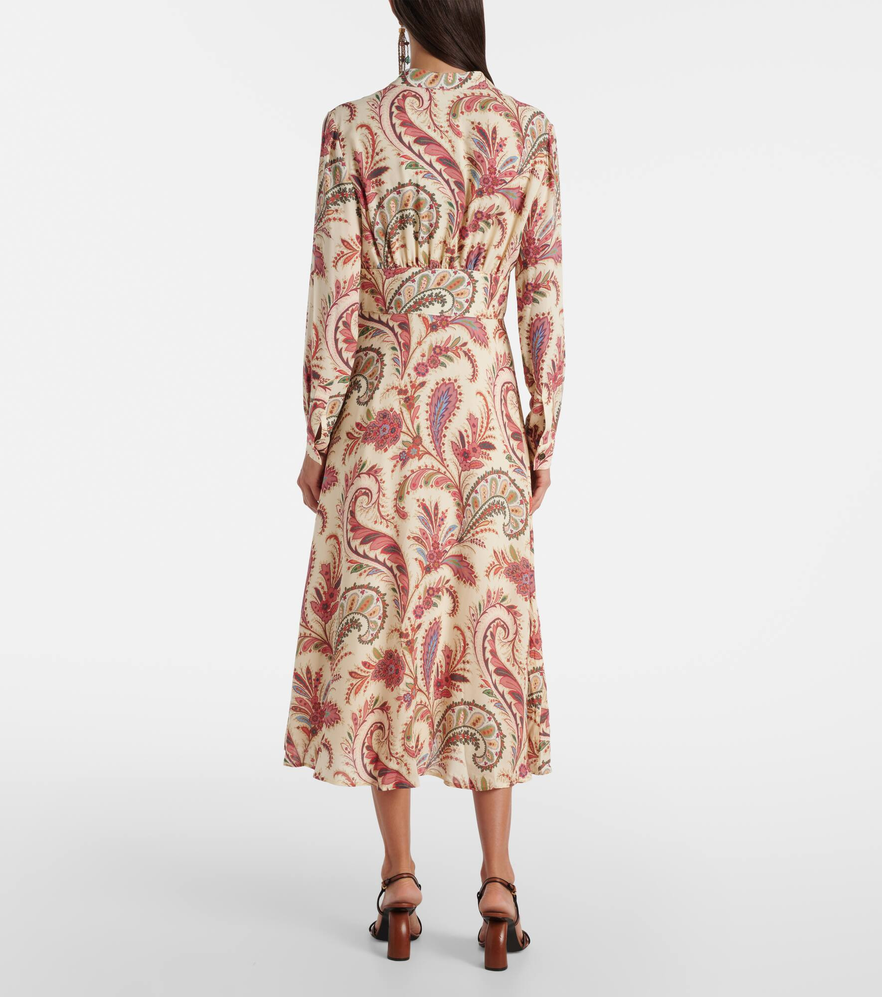 Paisley shirt dress - 3