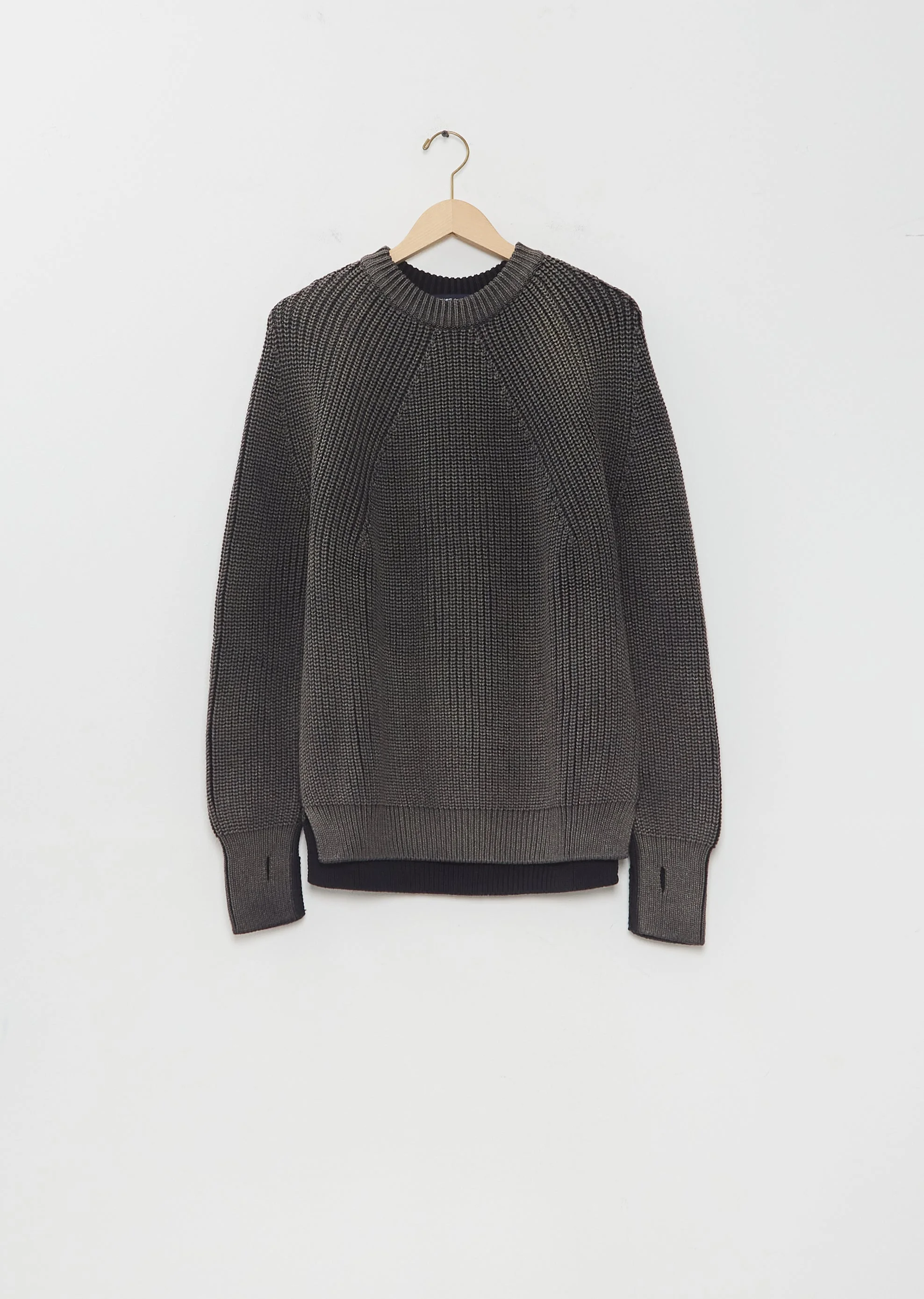 Comme des Garçons Homme x Batoner Wool Bleach Treated Sweater - 1