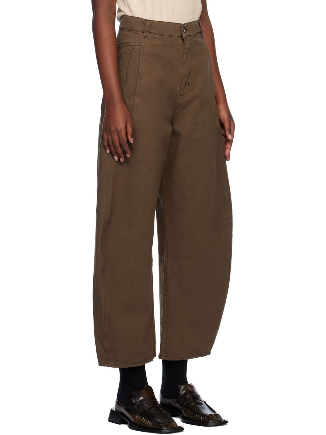 Brown Shade Jeans - 2