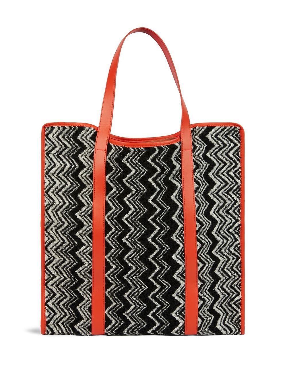 Keith zigzag-print tote bag - 1