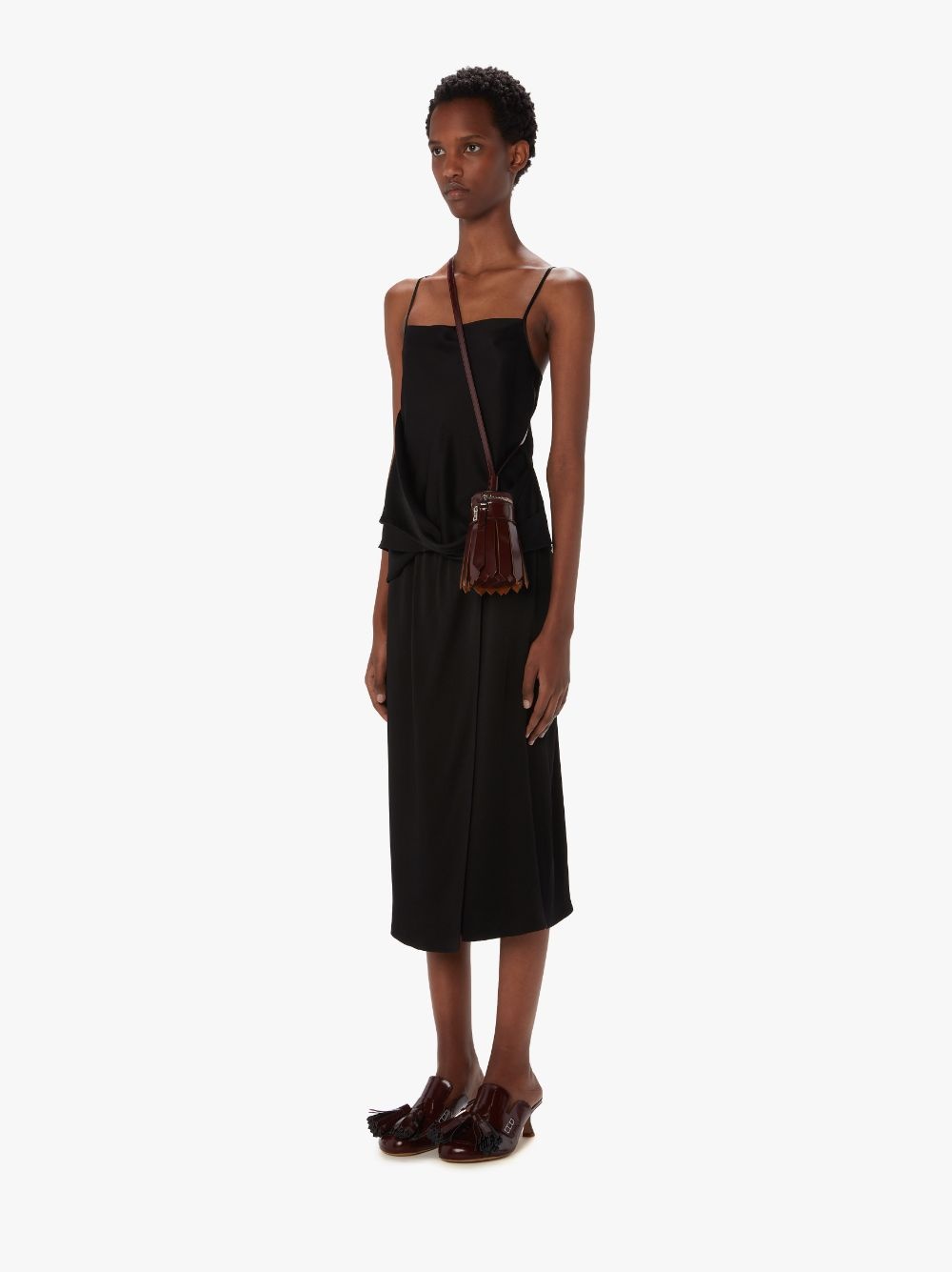 MINI TASSEL BAG - LEATHER CROSSBODY BAG - 5