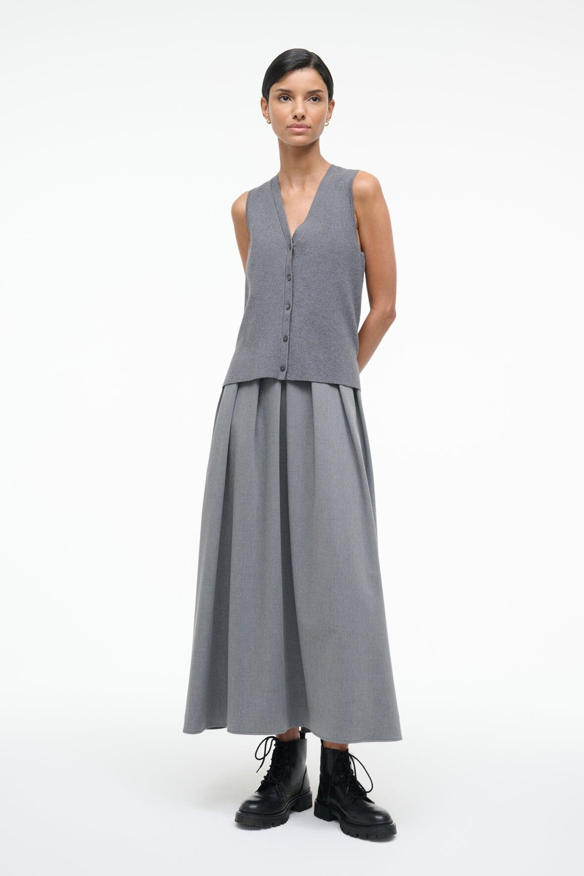 STAUD MADELINE DRESS STATIC - 3