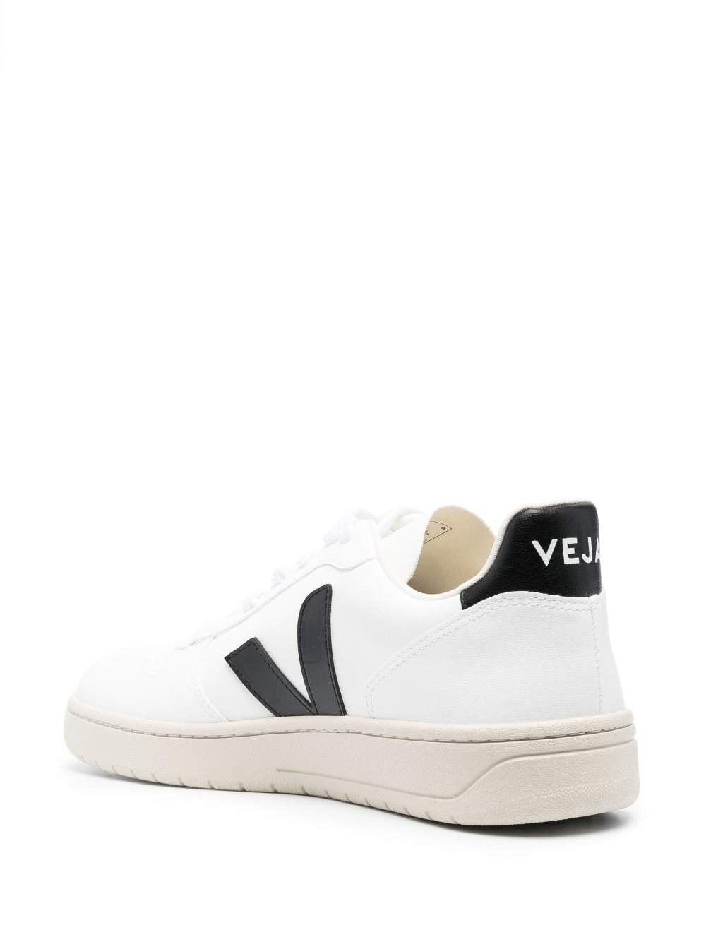 V-10 logo-patch sneakers - 3