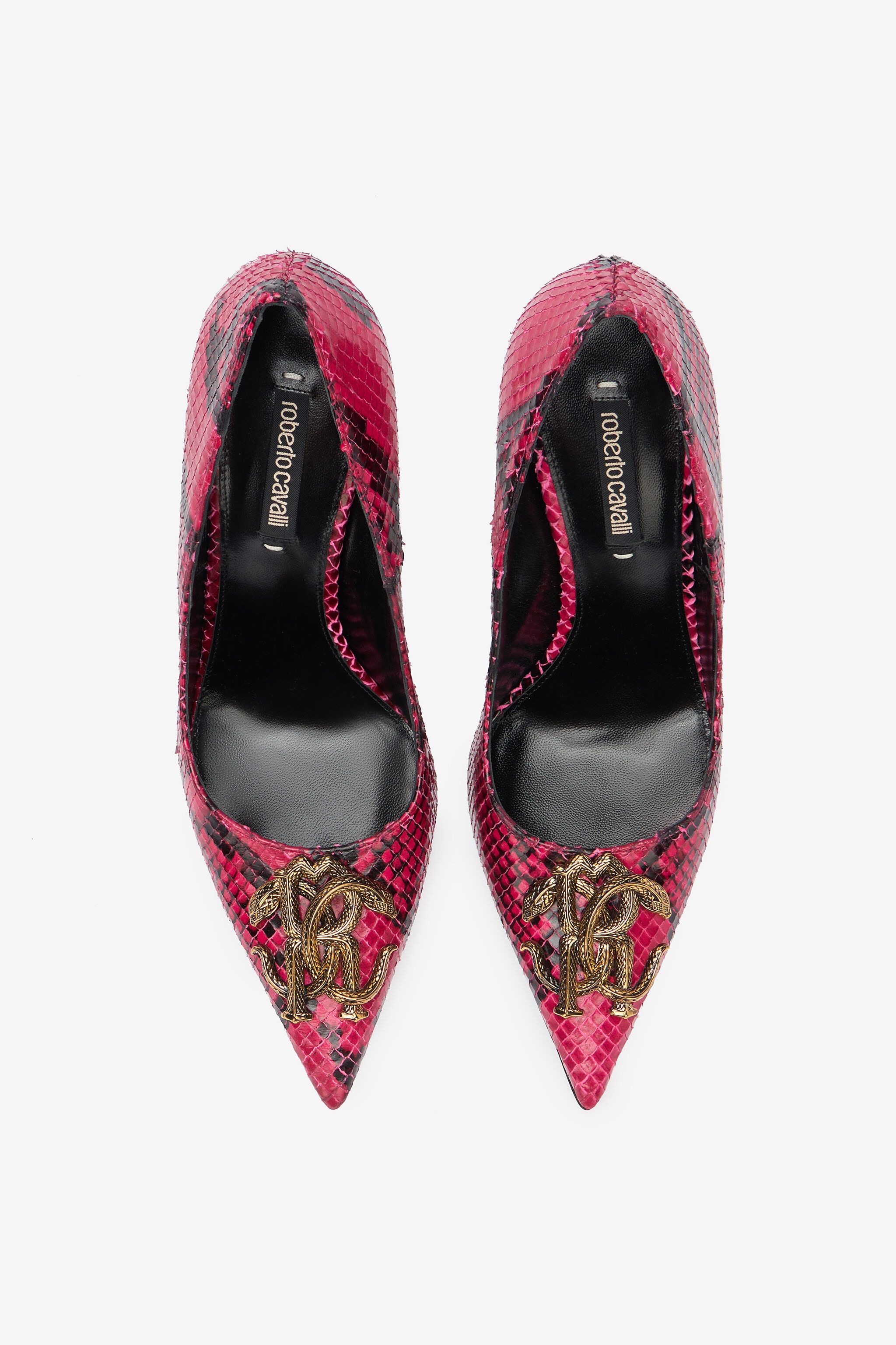 Pumps With Python Print And Mirror Snake Monogram - 6