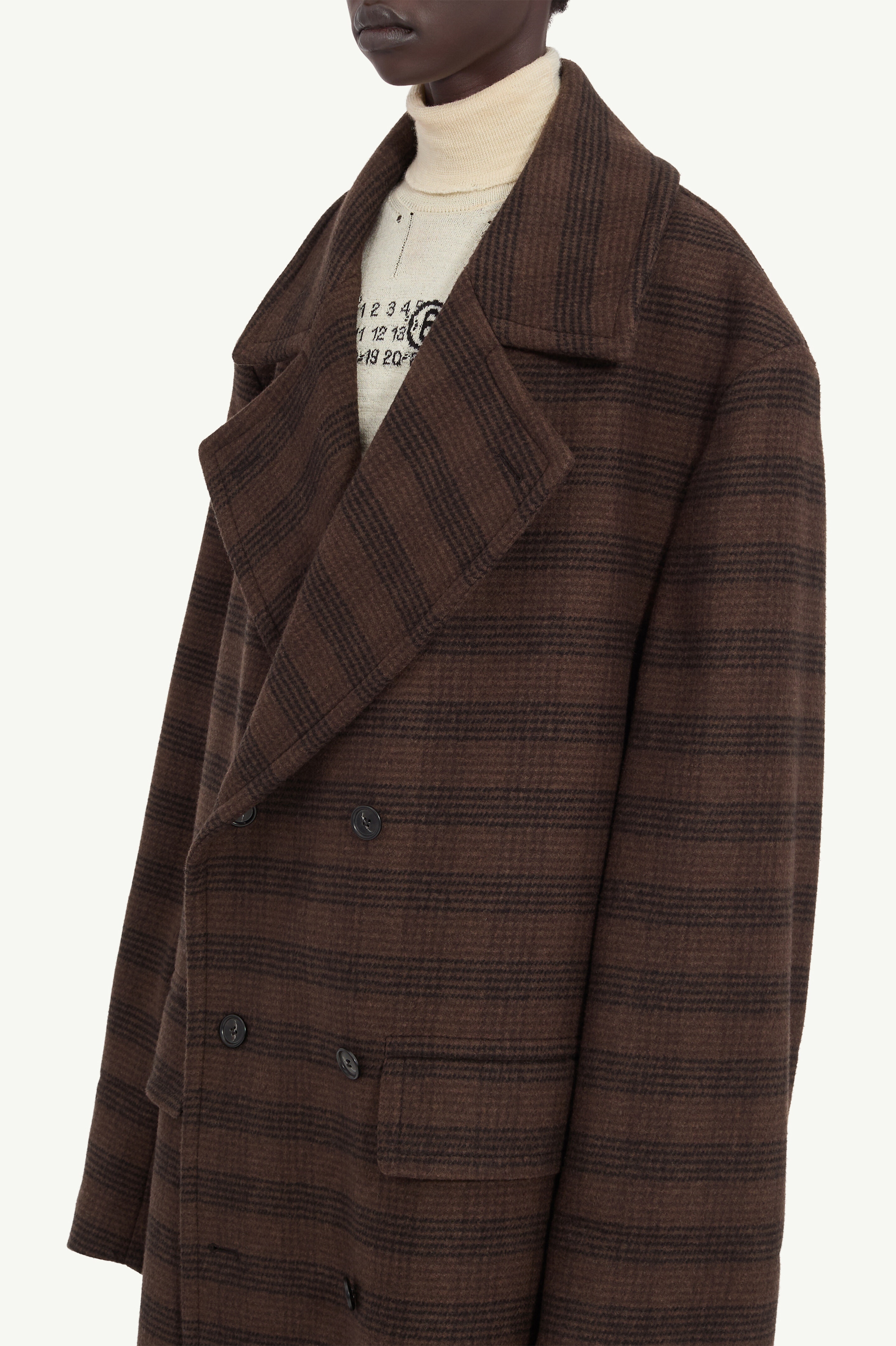 Checked coat - 5