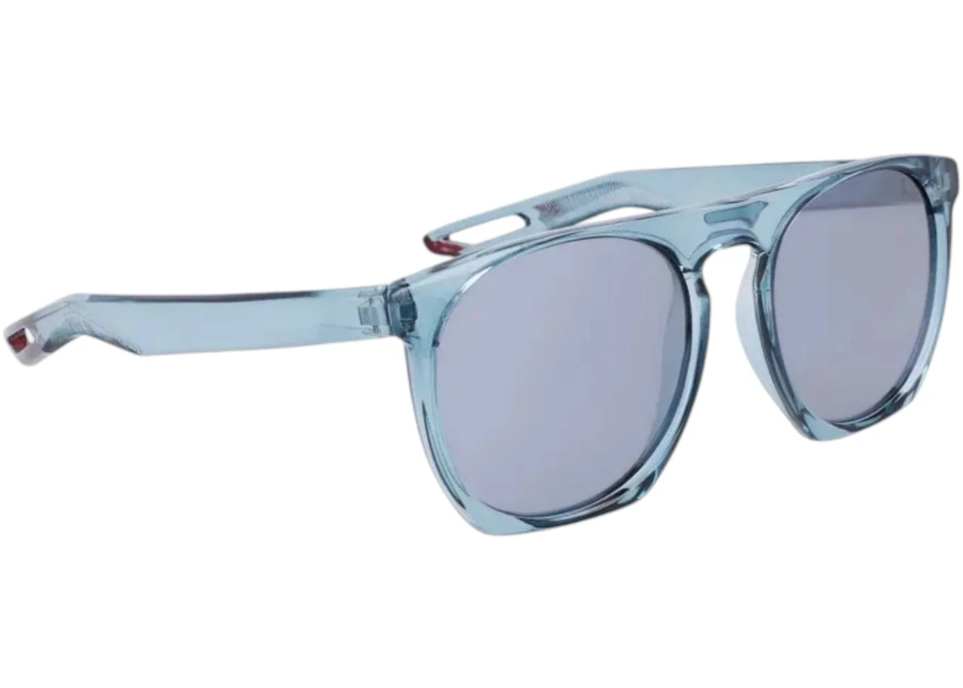 Nike Flatspot XXII Sunglasses Worn Blue/Grey/Silver Flash - 1