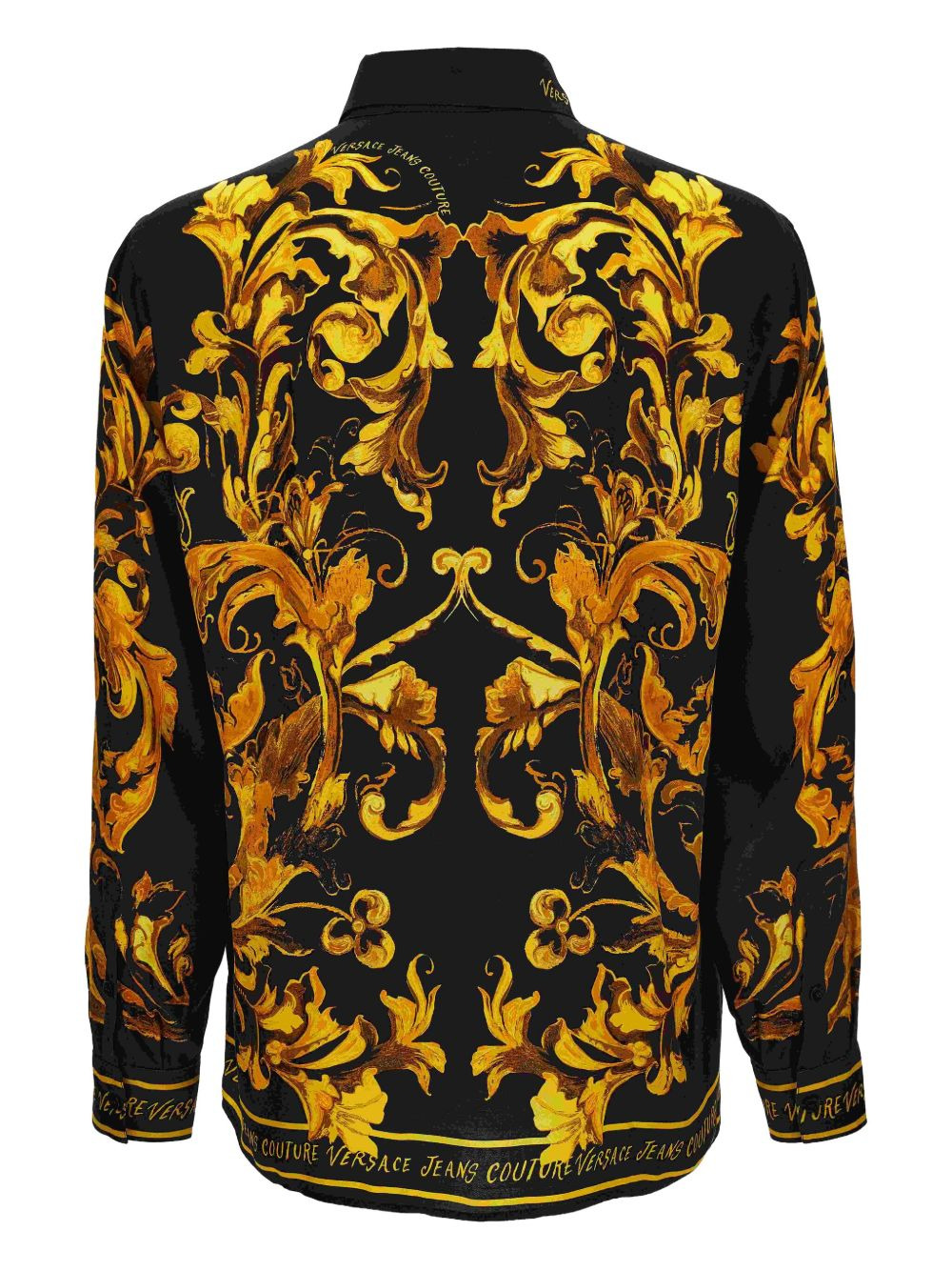 baroque-print shirt - 2