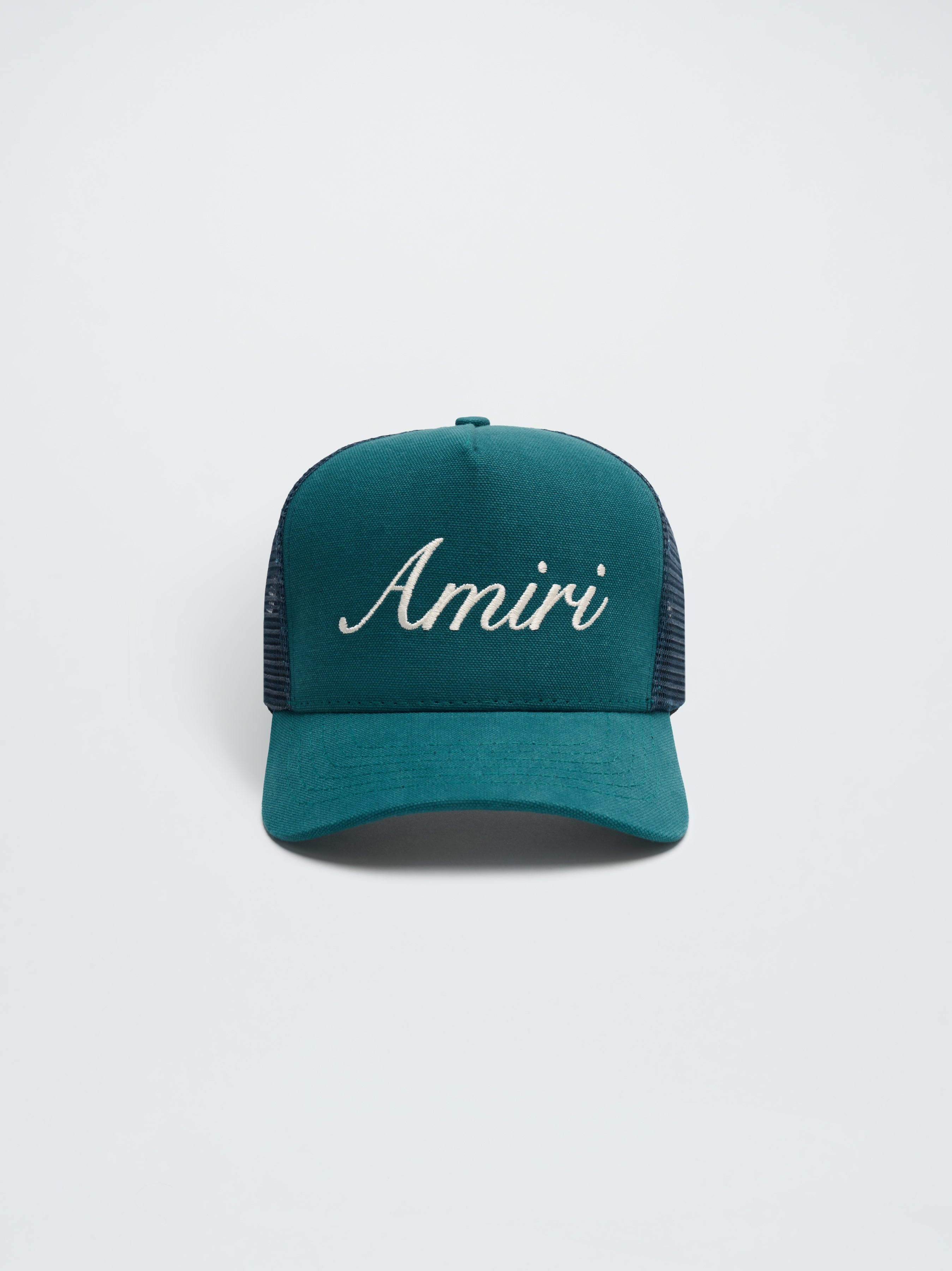 AMIRI SCRIPT TRUCKER HAT - 1