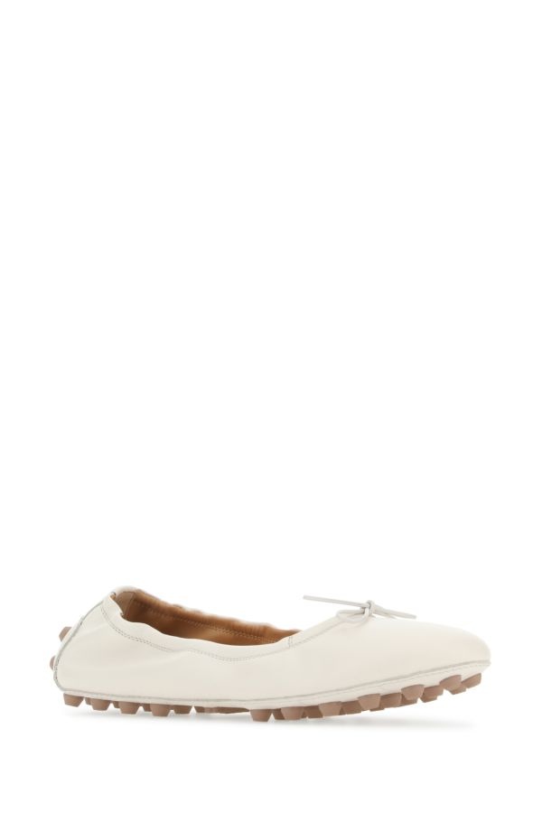 【関税&送料込】Tod'S Ivory Leather Bubble Ballerinas Tod's Ivory leather Bubble ballerinas | gebnegozionline