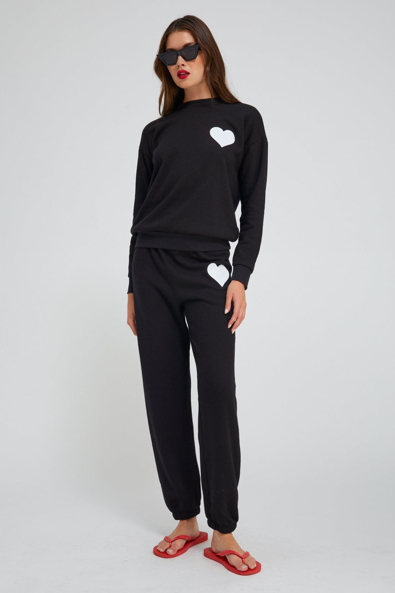 BLACK HEART SWEATSHIRT - 2