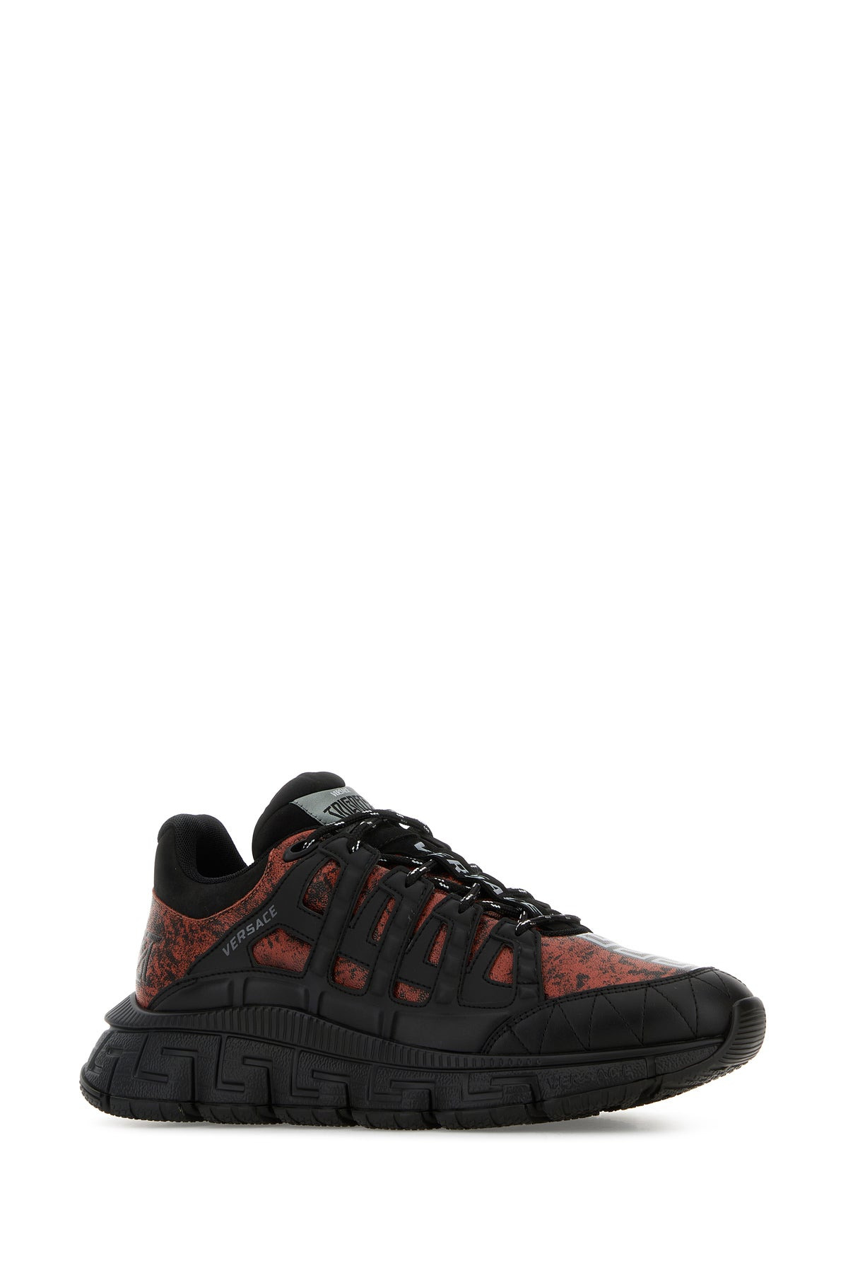 Two-tone leather sneakers - 2