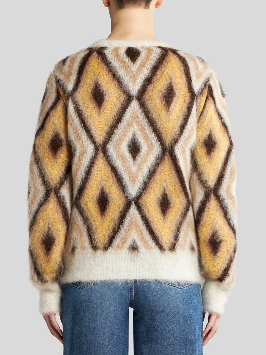 ROUND NECK JACQUARD JUMPER - 5
