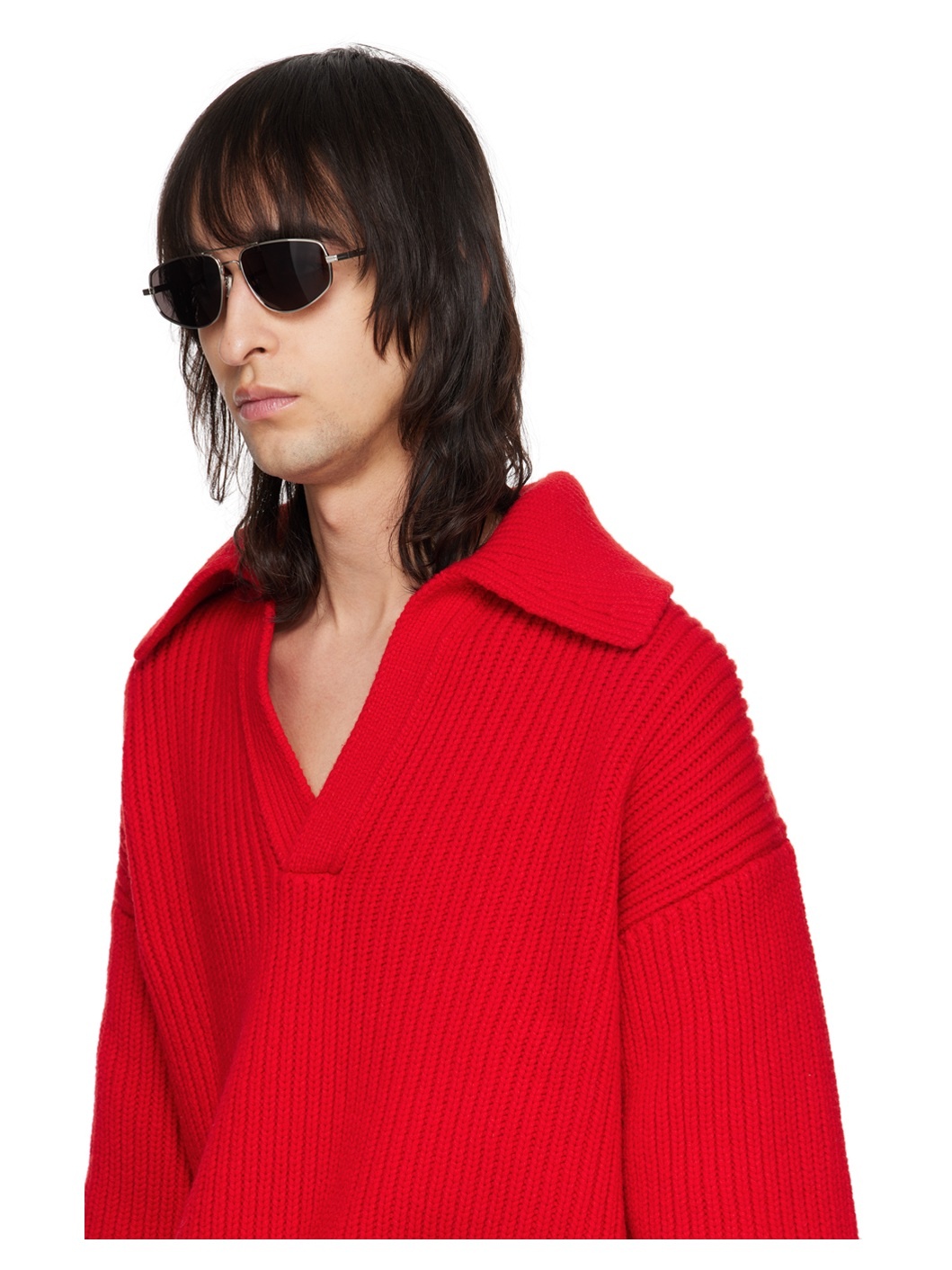 Silver Aviator Sunglasses - 4