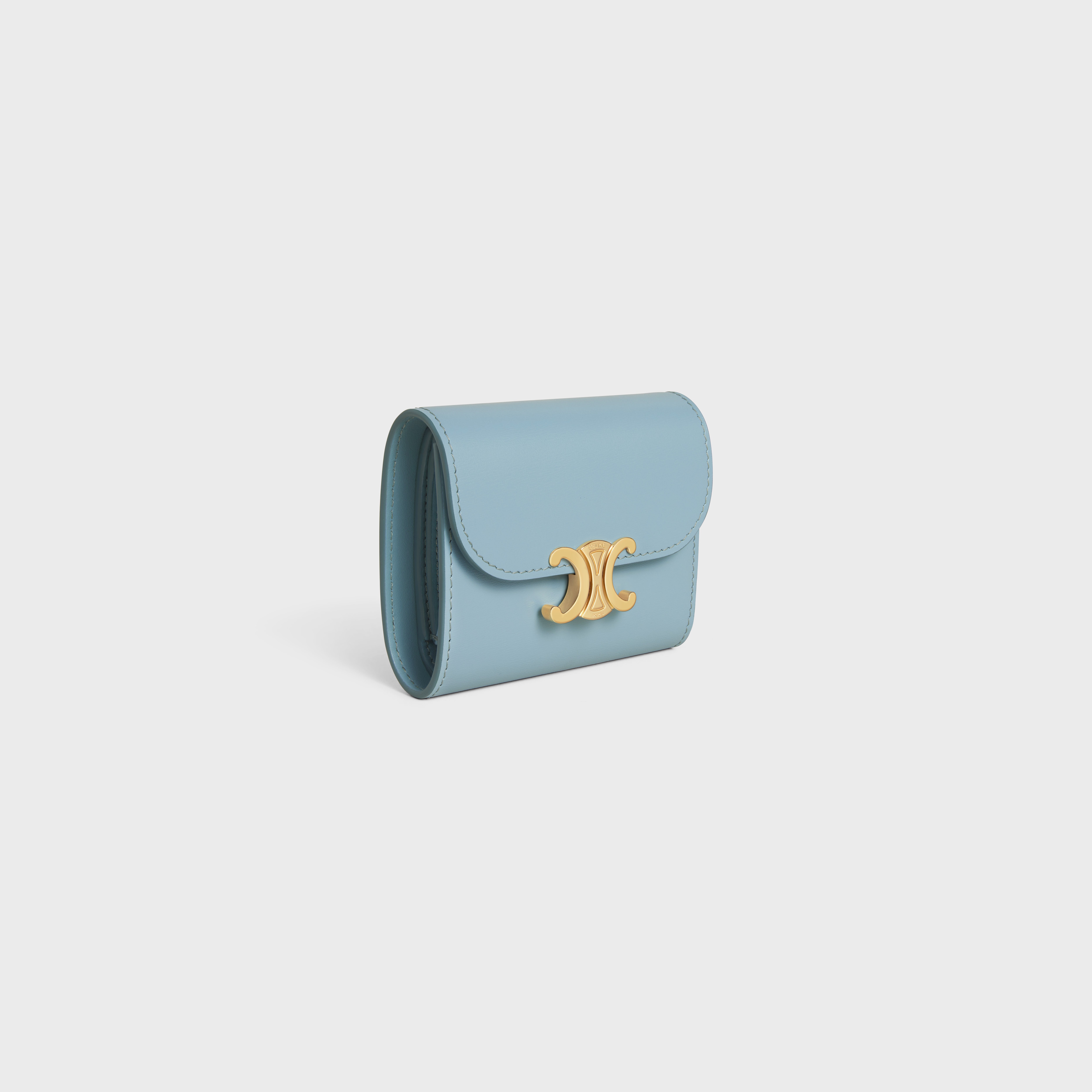Small Wallet TRIOMPHE in Shiny calfskin - 2