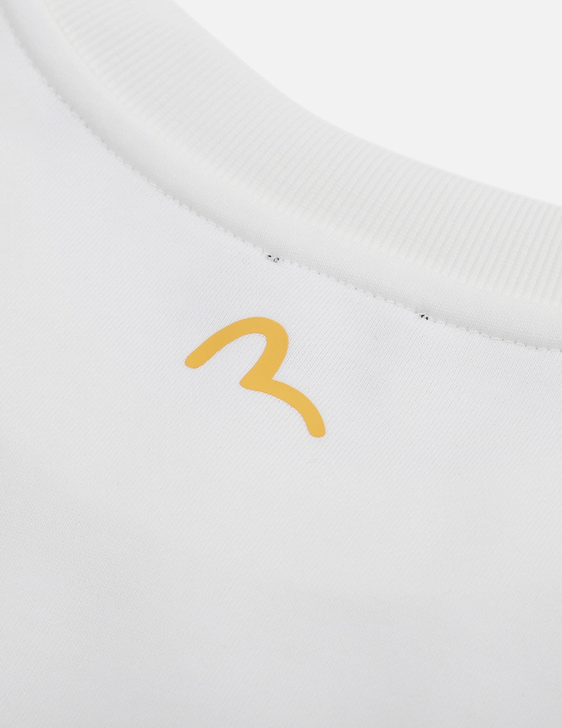 CALLIGRAPHY LOGO AND DARUMA PRINT SWEATSHIRT 11