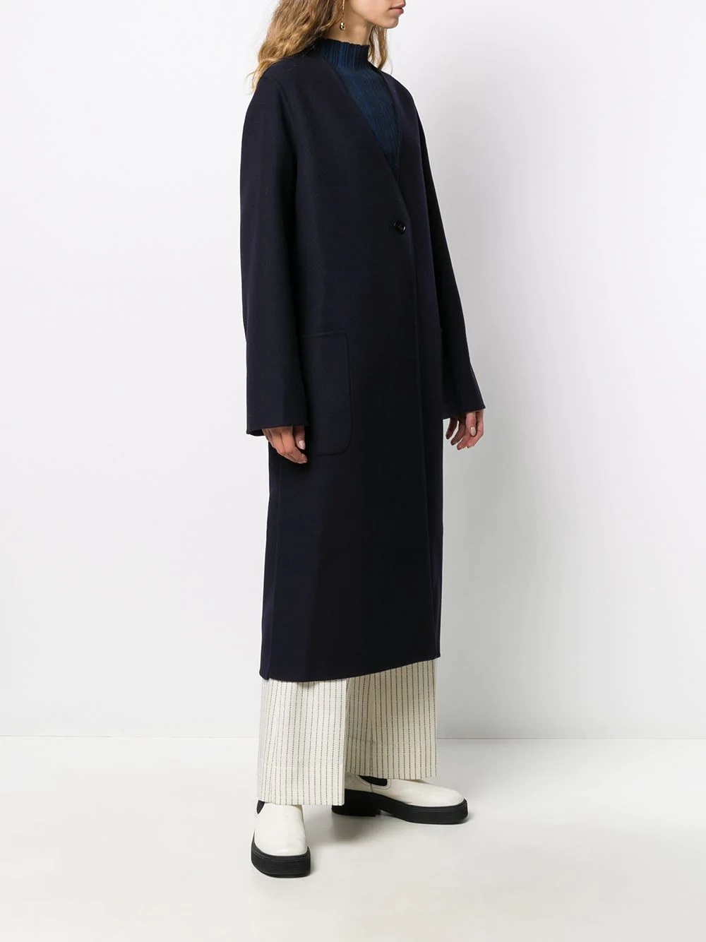 cashmere oversized cardigan coat - 3