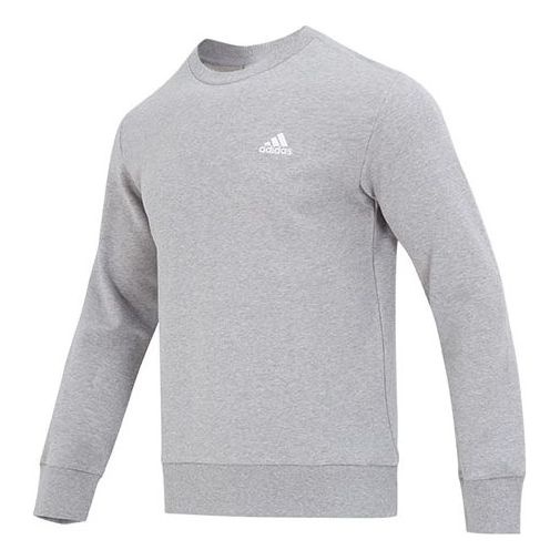 adidas French Terry Sweatshirt 'Grey White' IC9331 - 1