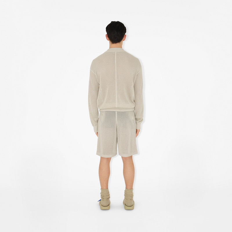 Cotton Mesh Shorts 4