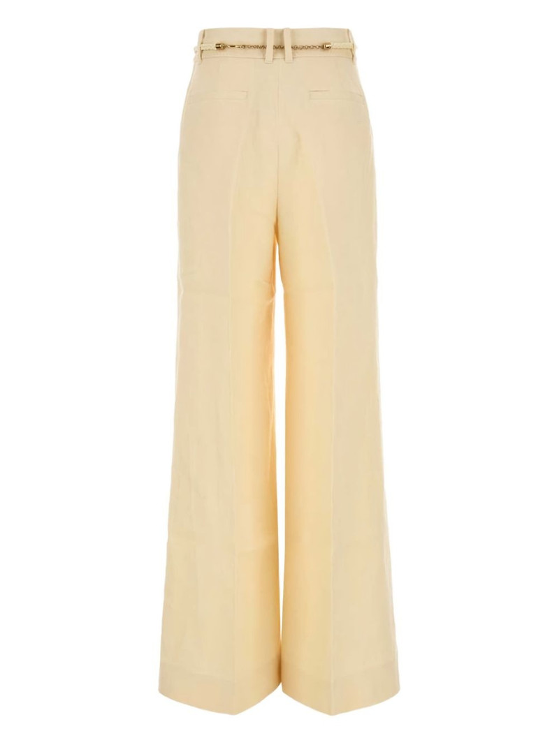 Zimmermann high-waisted pleated trousers outlook