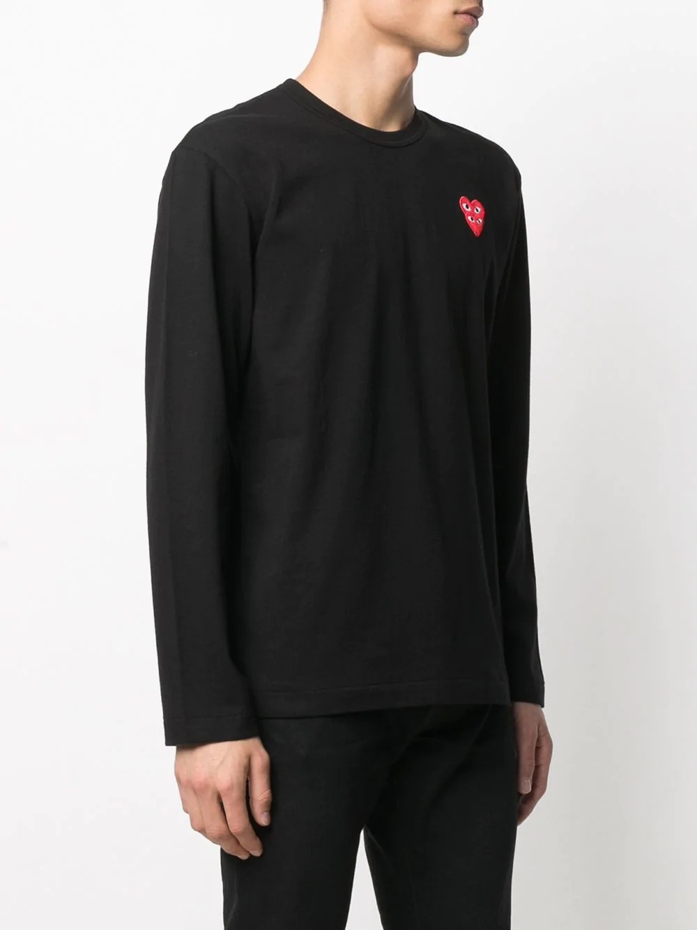 embroidered Two Heart T-shirt - 3