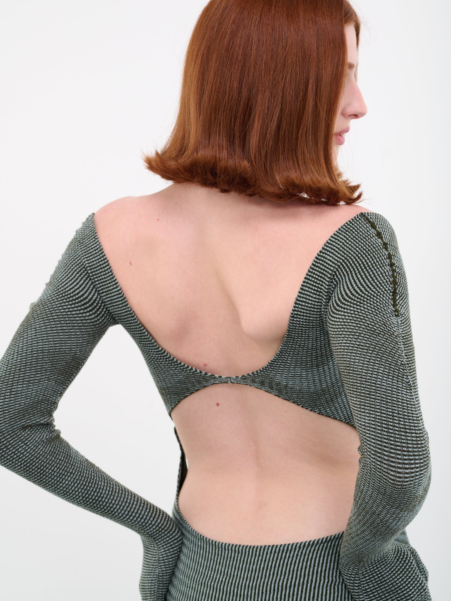 Gloved Knit Dress - 5
