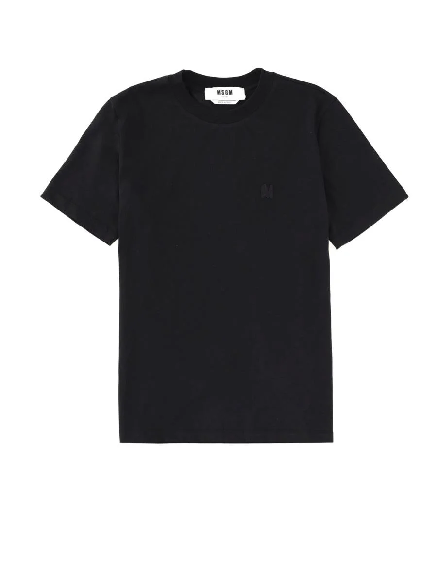 Msgm Monogram Logo T-Shirt - 1